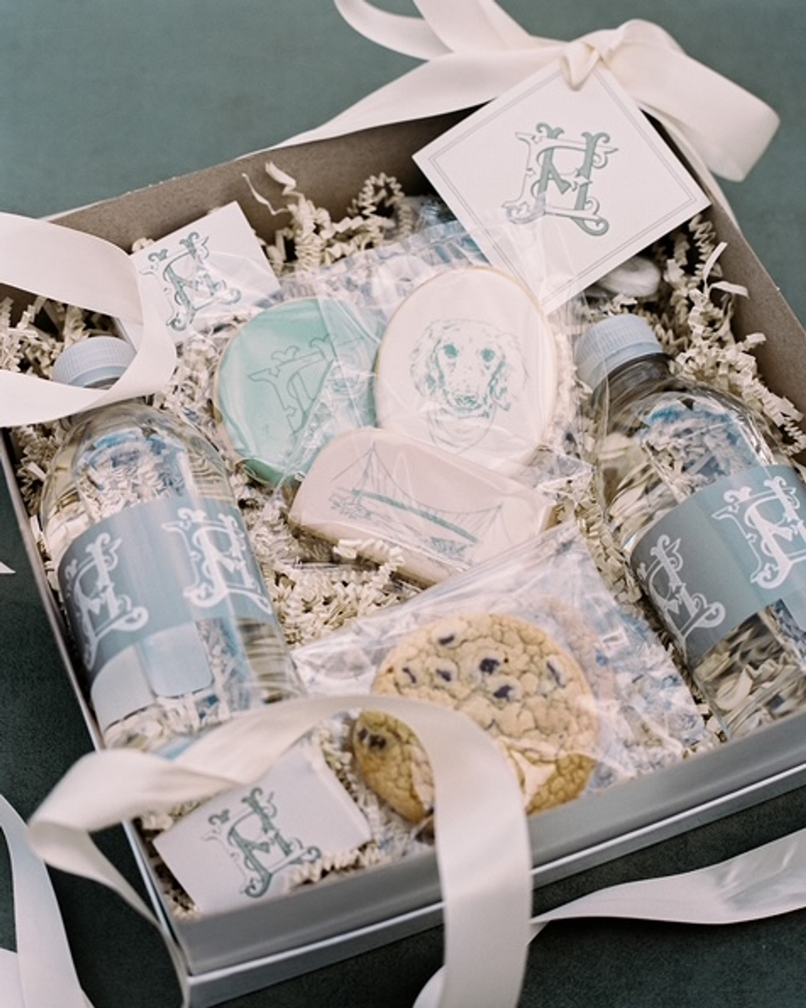 Curated guest welcome gift boxes